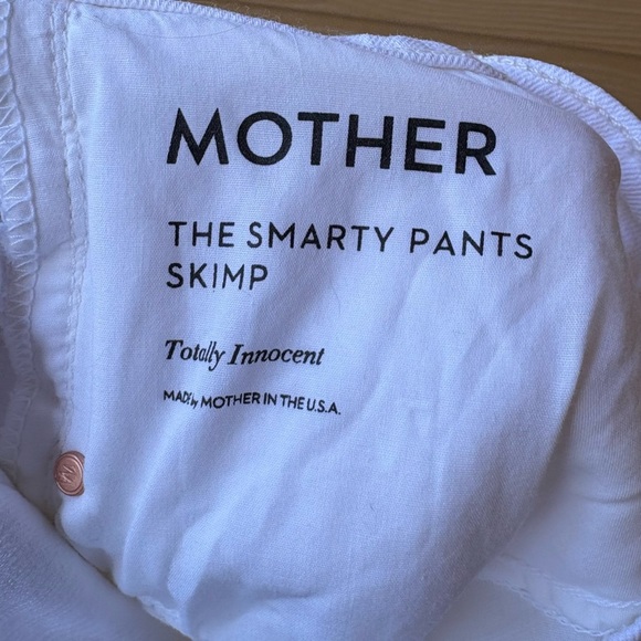 Mother The Smarty Pants Skimp High Rise Jeans in Totally Innocent Size 30 - Picture 8 of 9